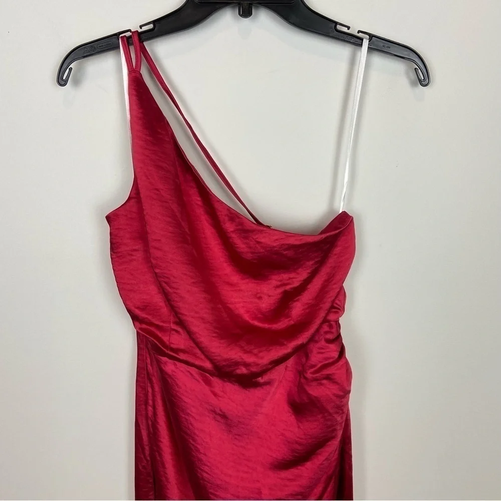 Lovers and Friends Renata Midi Dress in Cherry Red S